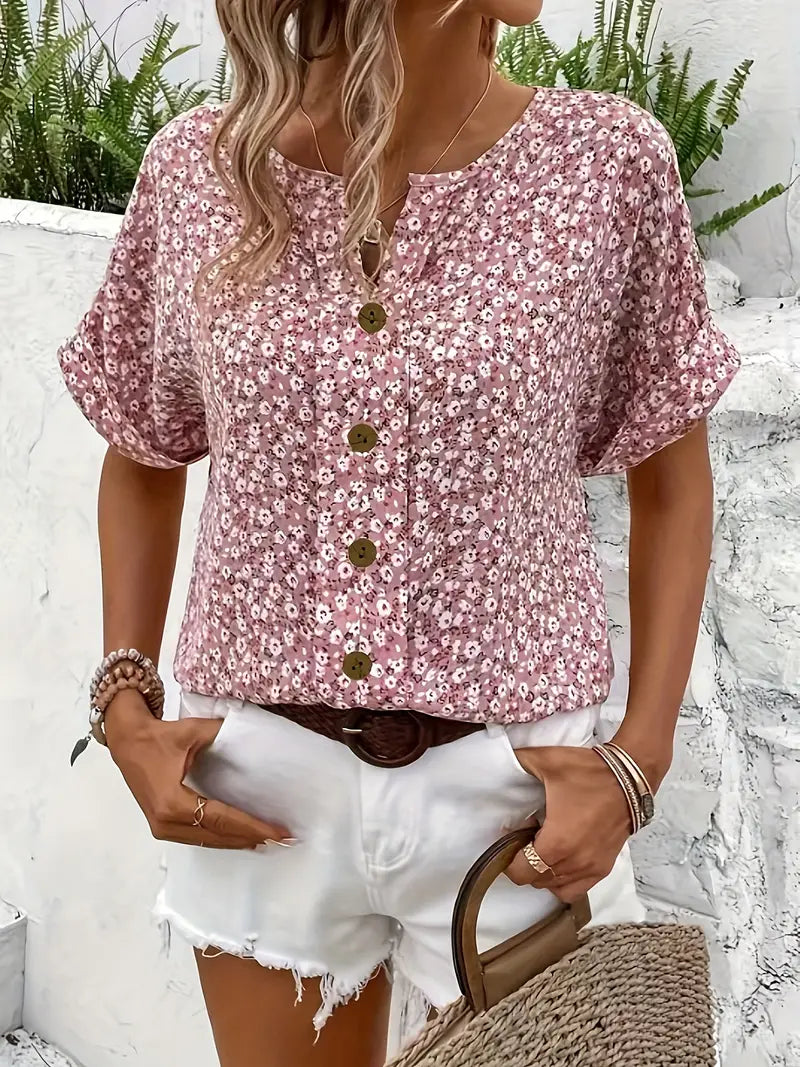 Verna | Elegantne pluus lillemustriga