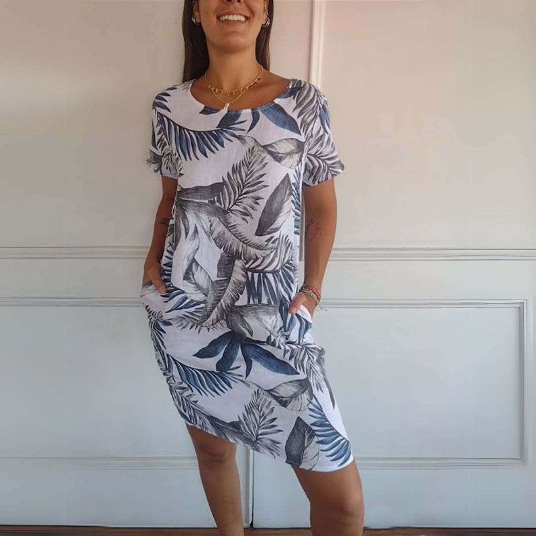 Johana | Elegantne kleit õmblusdekolteega