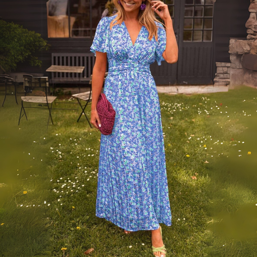 Laura | Elegantsed maxi kleit V-avaga