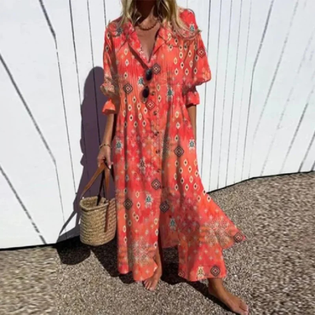 Kateřina | Boho kleit avara siluetiga