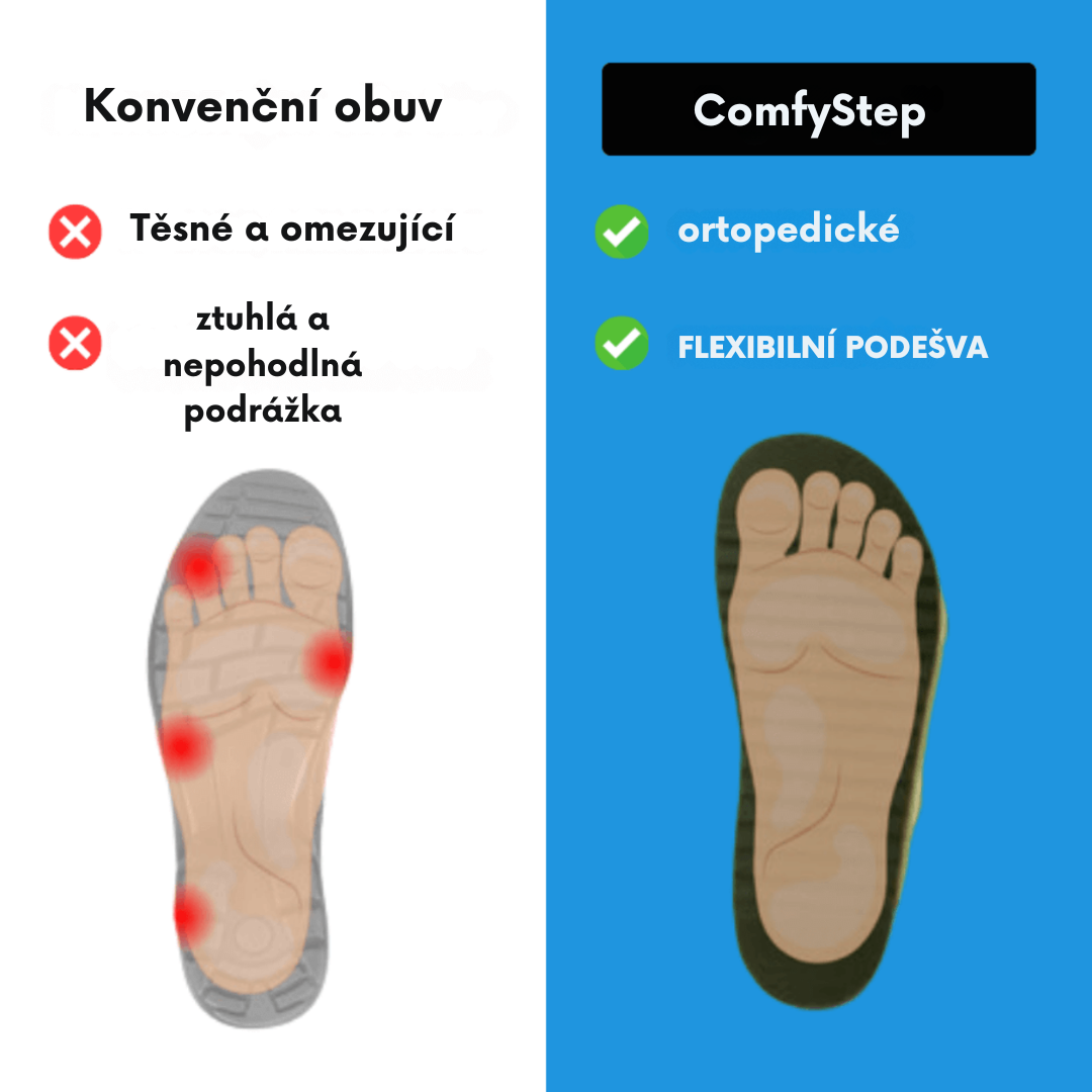 ComfyStep | Ortopeedilised jalanõud üldiseks mugavuseks ja toetuseks