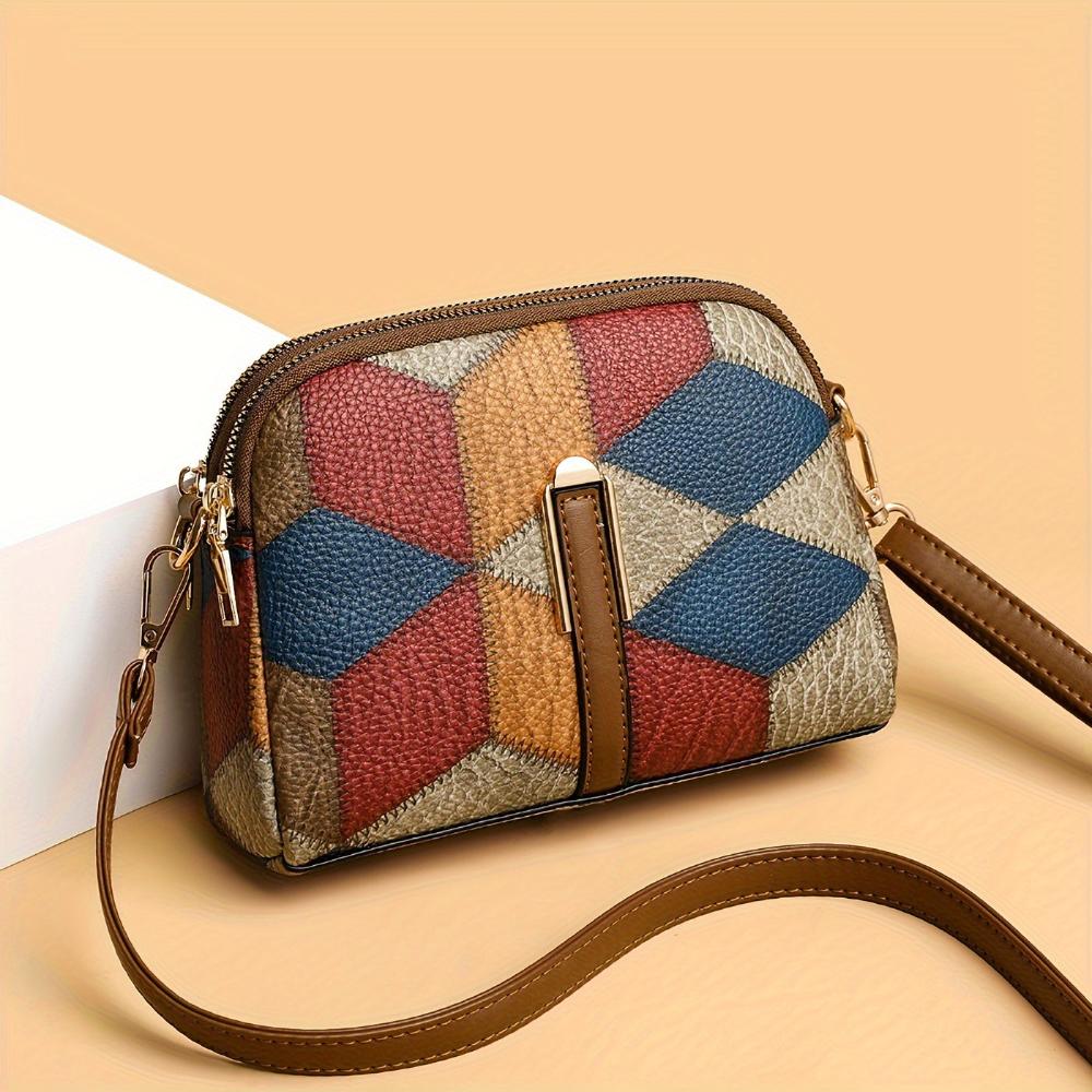 Luna | Mini õlakott patchwork stiilis