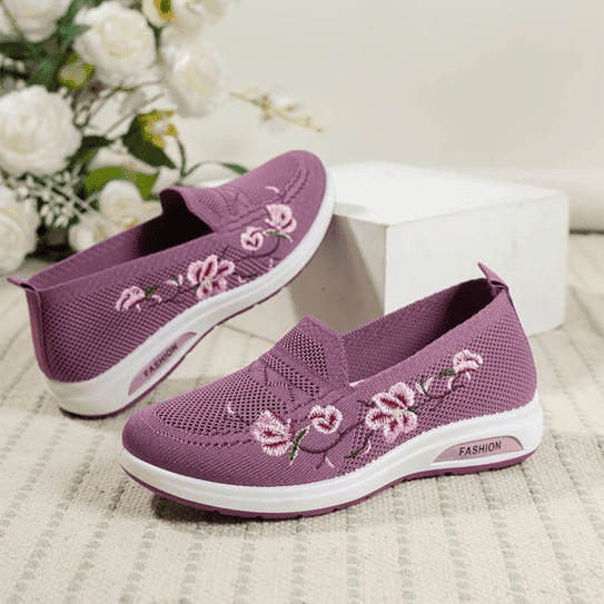 Lily™ – Mugavad ortopeedilised slip-on kingad elegantsete lilledega