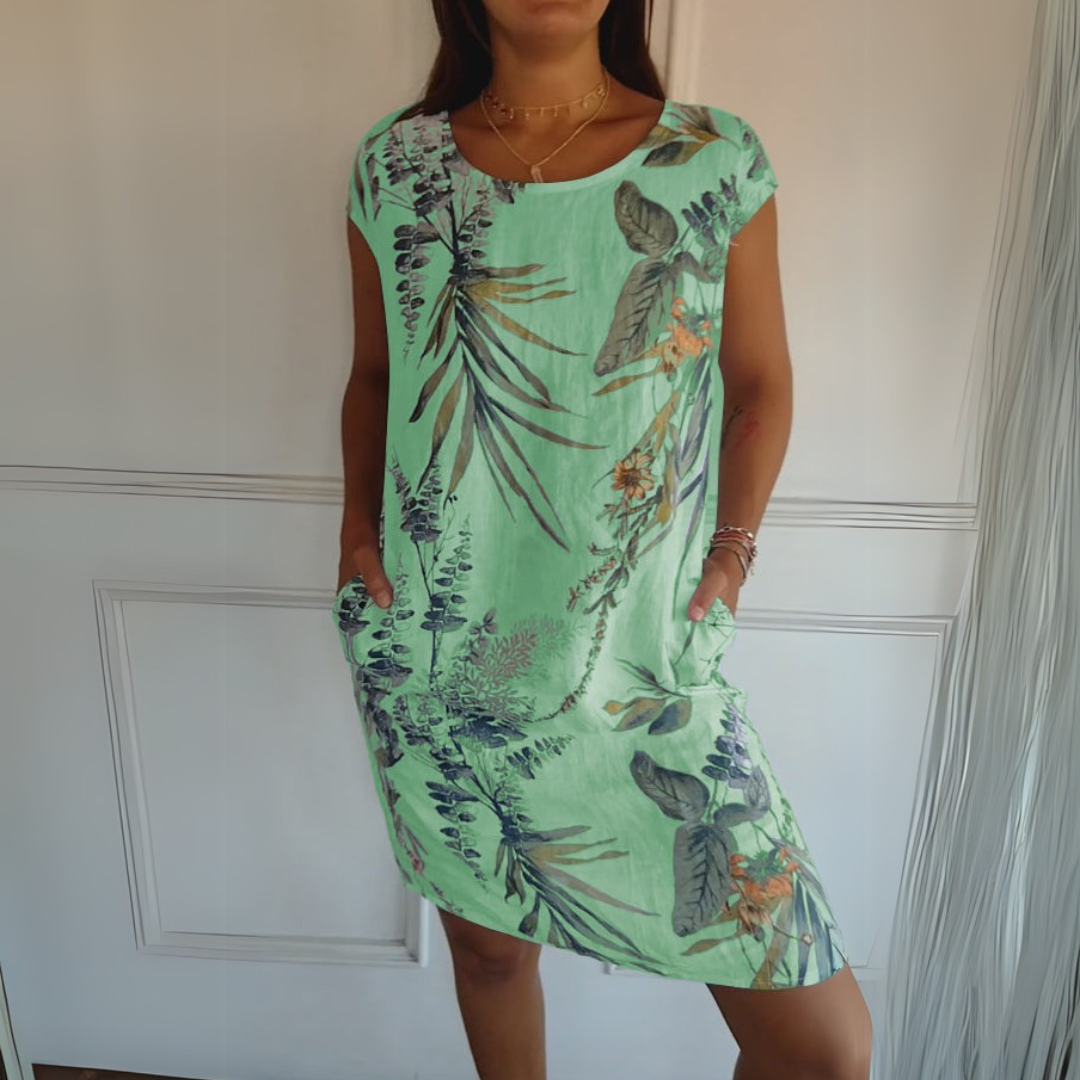 Johana | Elegantne kleit õmblusdekolteega