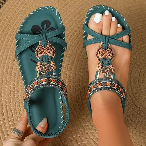 Katherine - Boho lame sandaalid