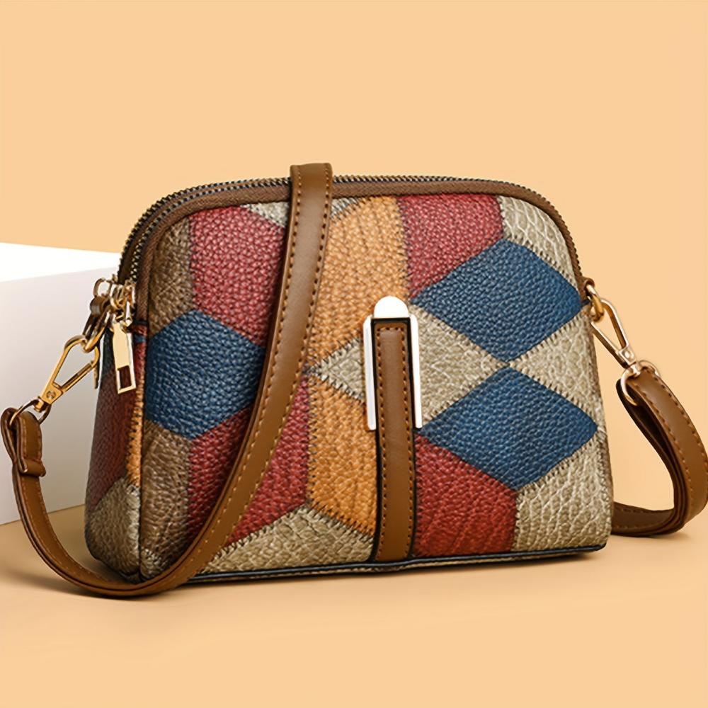 Luna | Mini õlakott patchwork stiilis