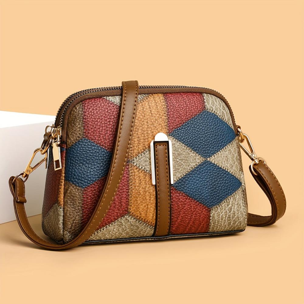 Luna | Mini õlakott patchwork stiilis