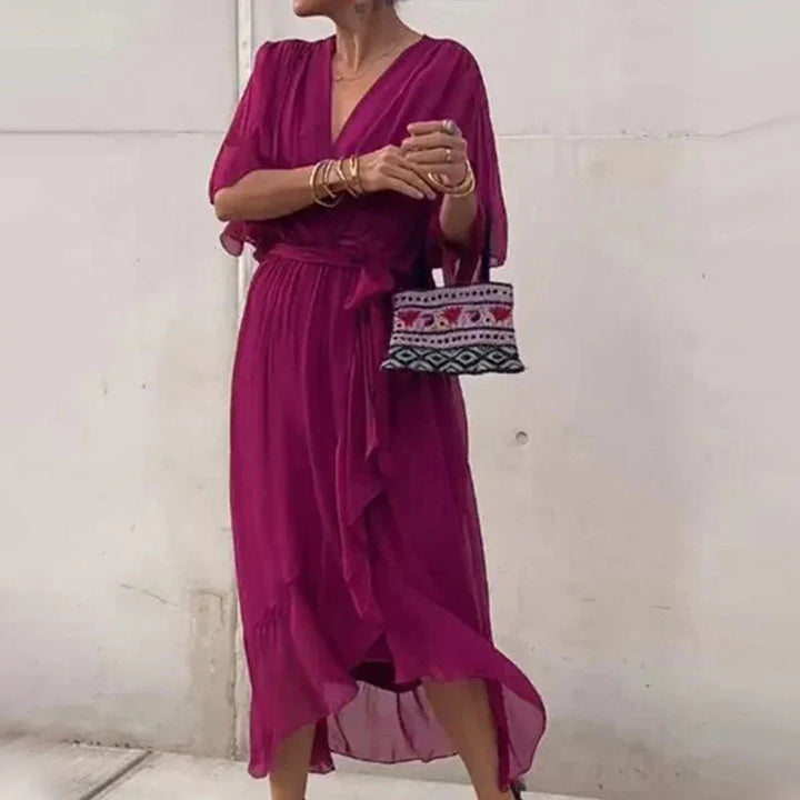 Ava’s Grace | Midi kleit volangidega
