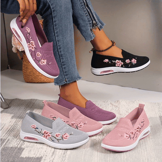 Lily™ – Mugavad ortopeedilised slip-on kingad elegantsete lilledega