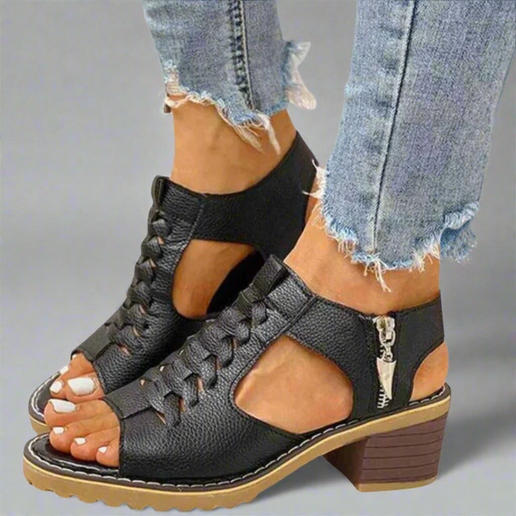 Gertrud | Ortopeedilised sandaalid premium mugavusega kontsadel