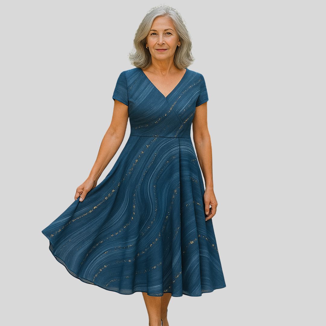 London | Elegantsed midi kleit V-kaelusega