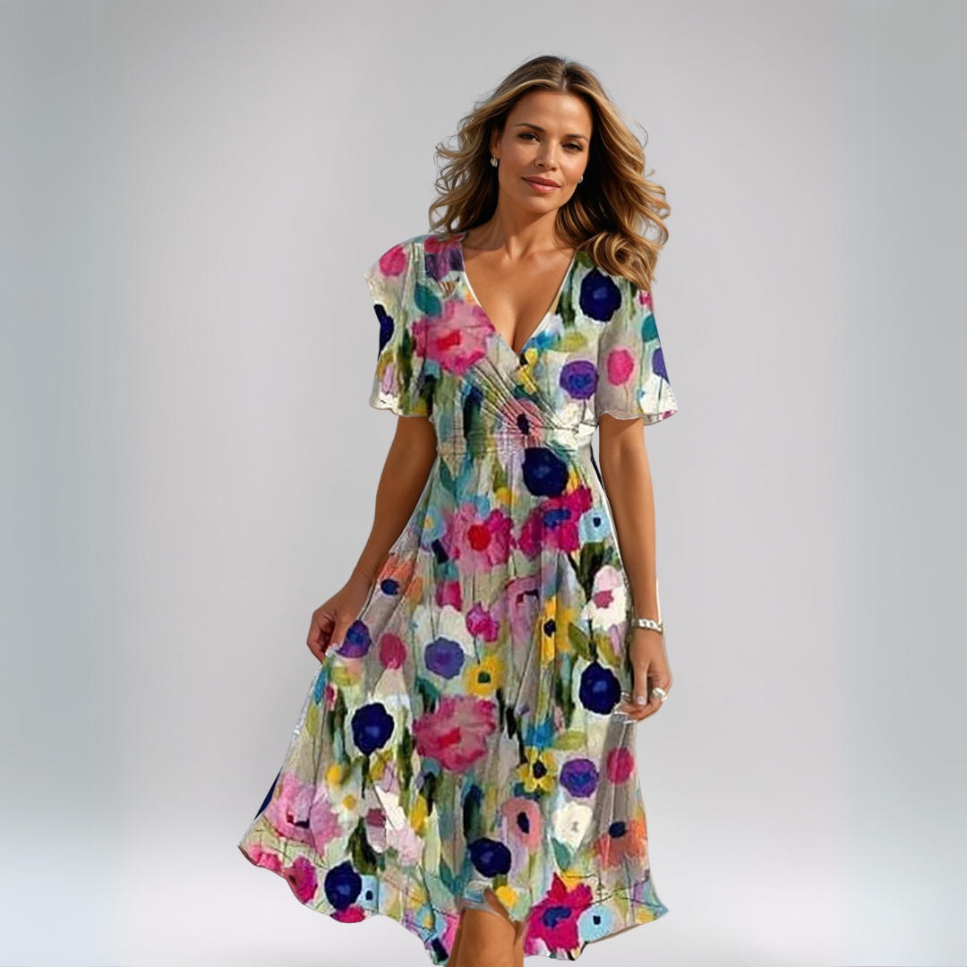 Tiana | Suvekleidid pehme lillemustriga