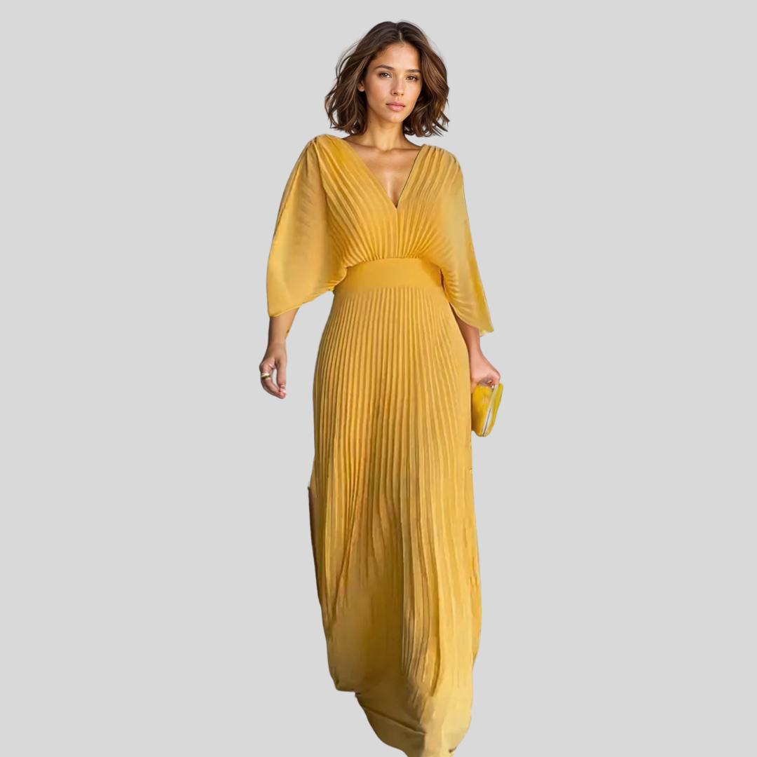 Vera | Plisseeritud kleit elegantsiga