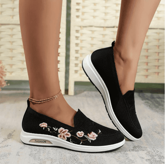 Lily™ – Mugavad ortopeedilised slip-on kingad elegantsete lilledega