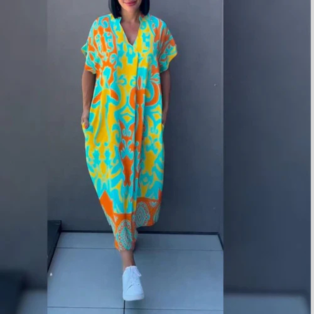 Michaela | Romantiline lillekleit elegantselt välimusele