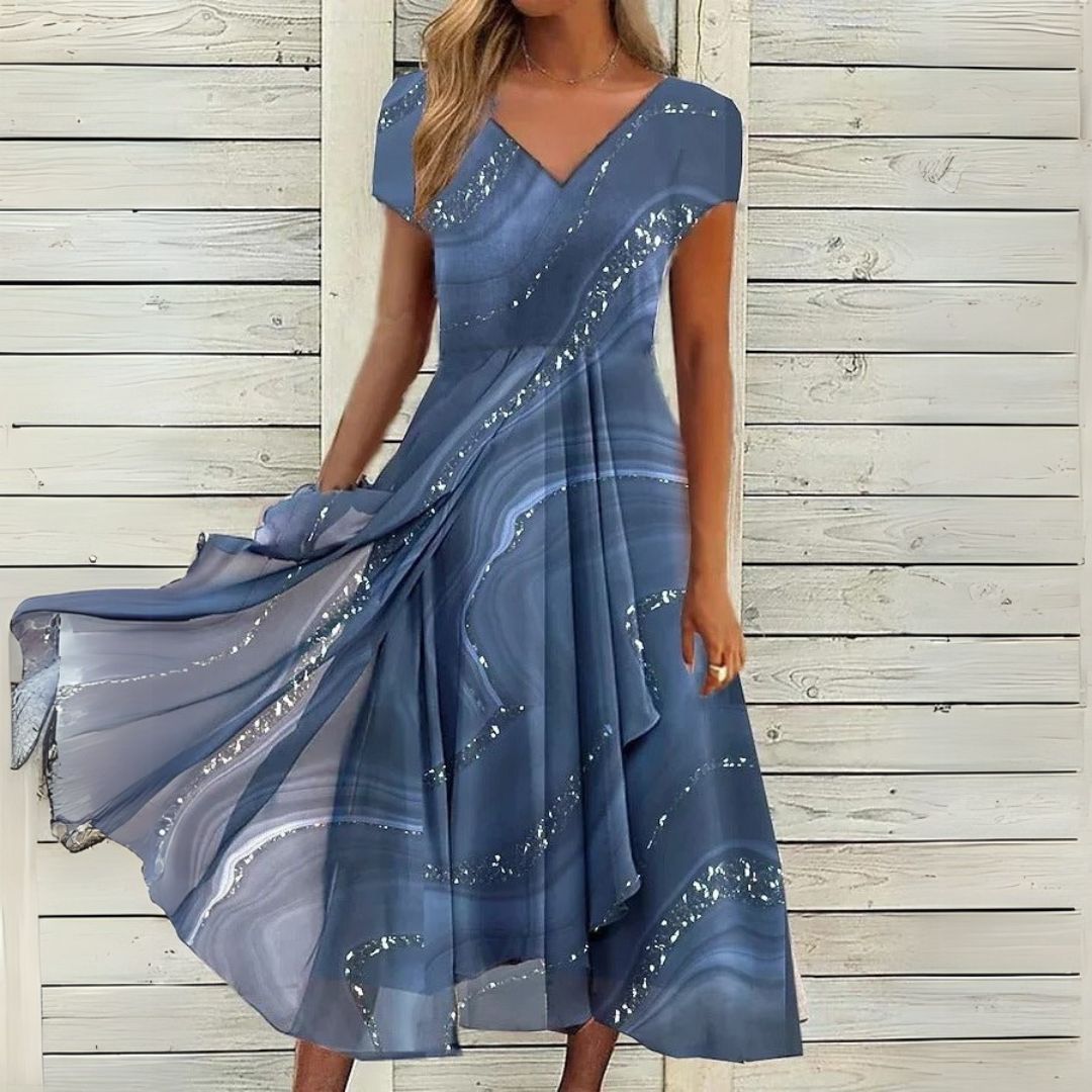 London | Elegantsed midi kleit V-kaelusega