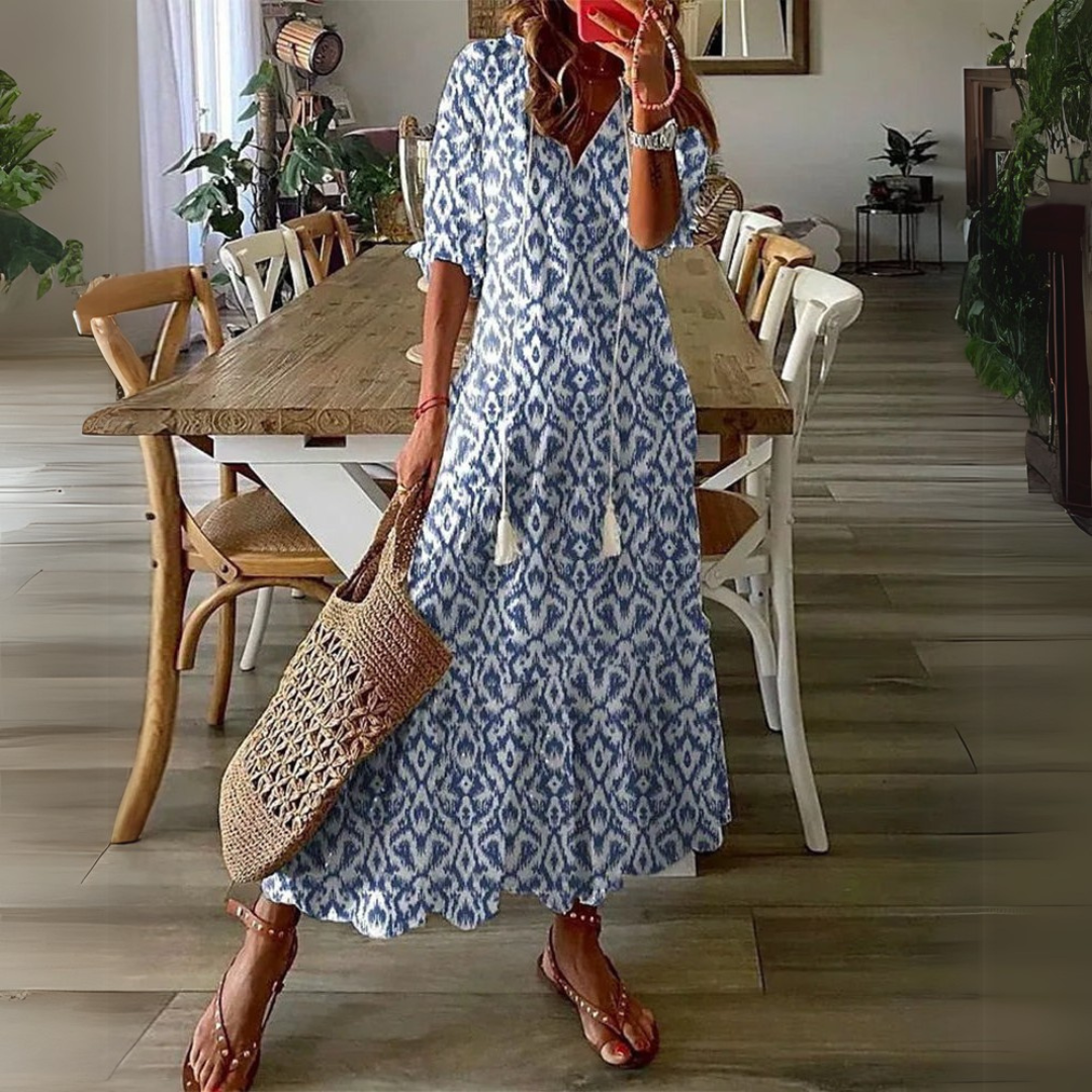Isabella | Boho Lichotivé Maxi kleit
