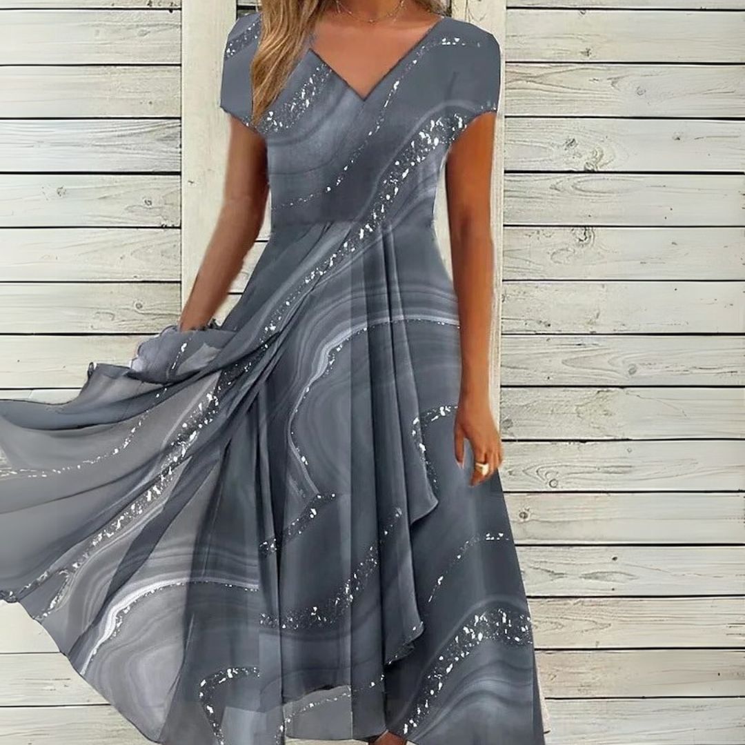 London | Elegantsed midi kleit V-kaelusega