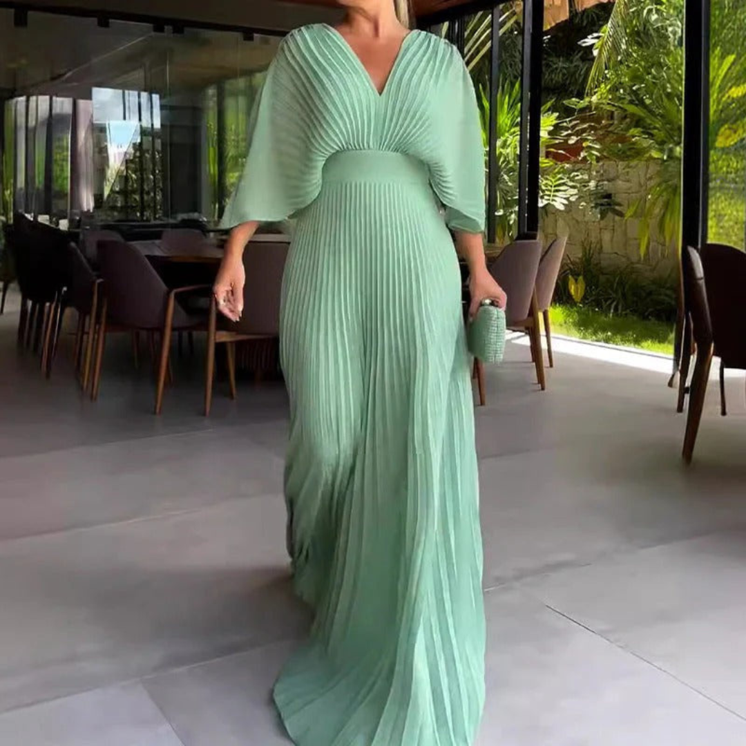Vera | Plisseeritud kleit elegantsiga