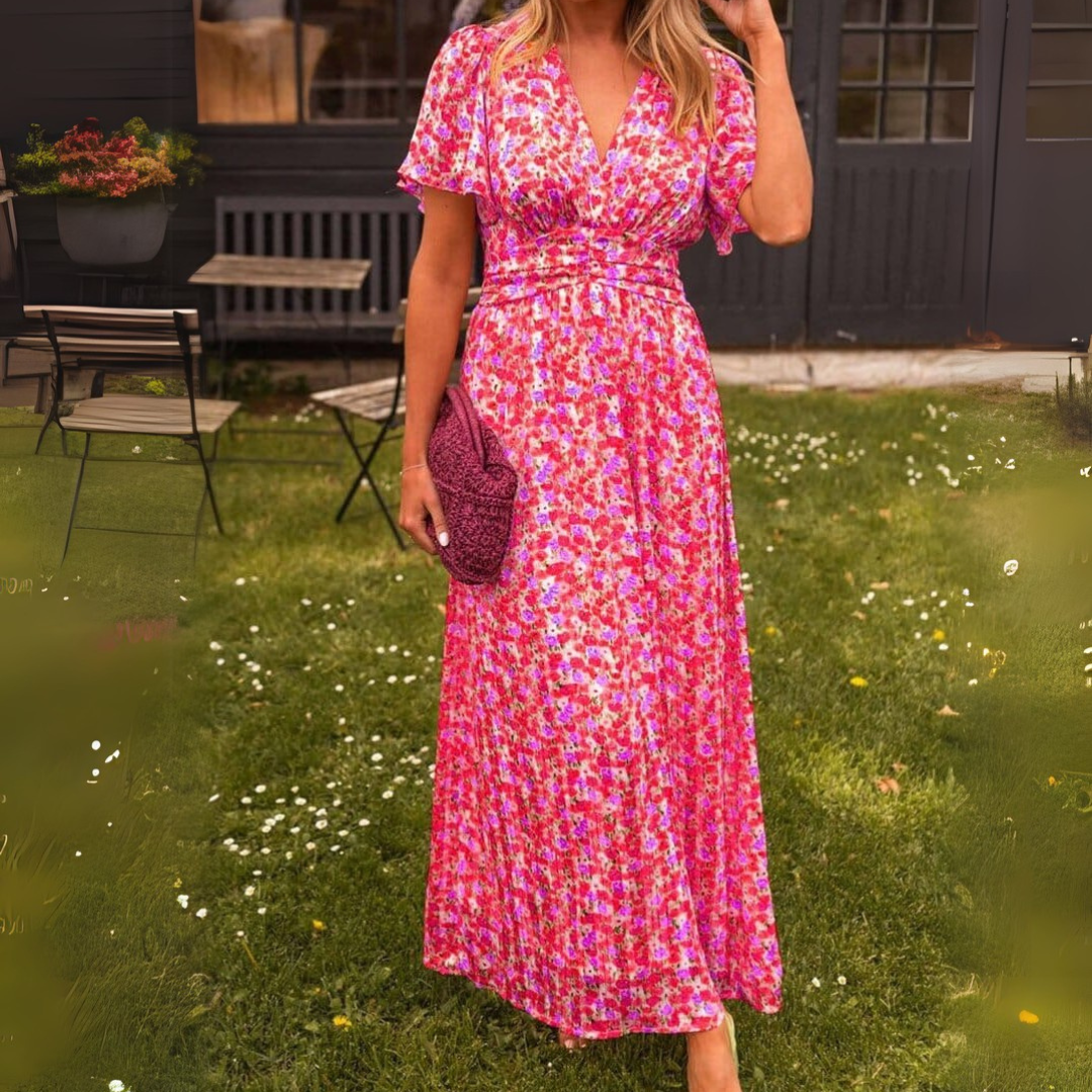 Laura | Elegantsed maxi kleit V-avaga
