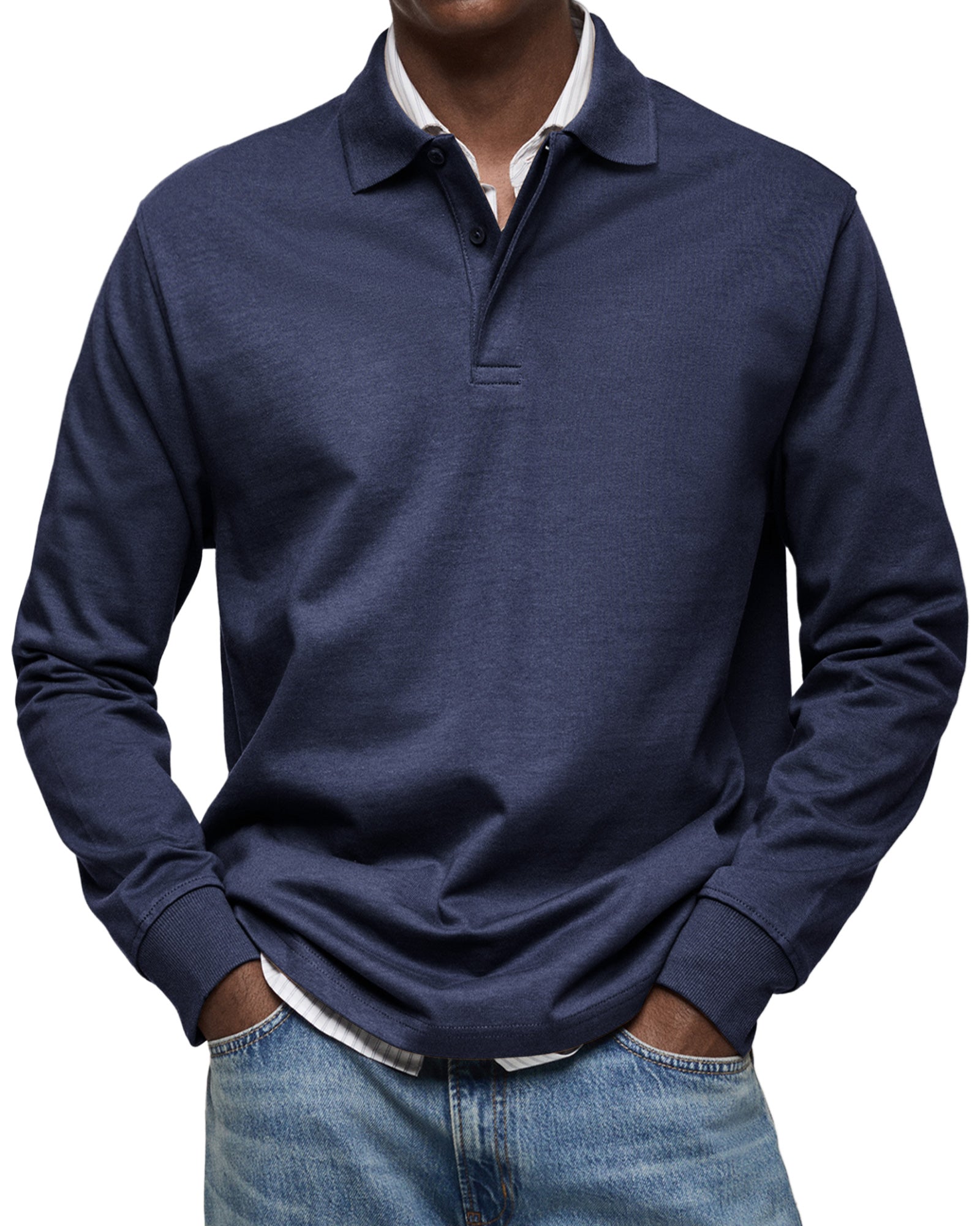Alexandre™ | Polo Särk Pikkade Varrukatega Igapäevaseks Kandmiseks