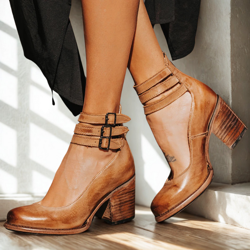 Eliska™ | Elegantne nahast kontsad