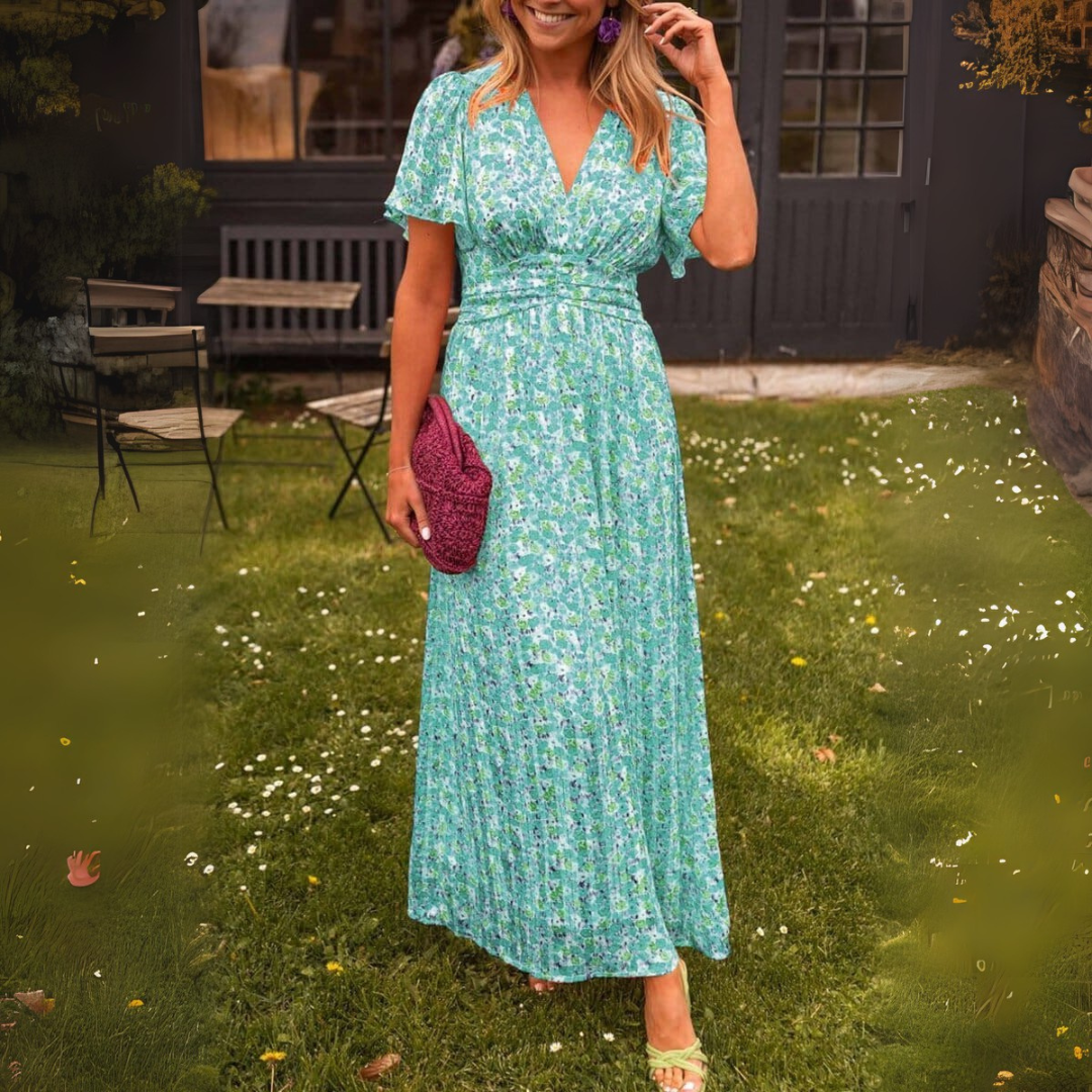 Laura | Elegantsed maxi kleit V-avaga