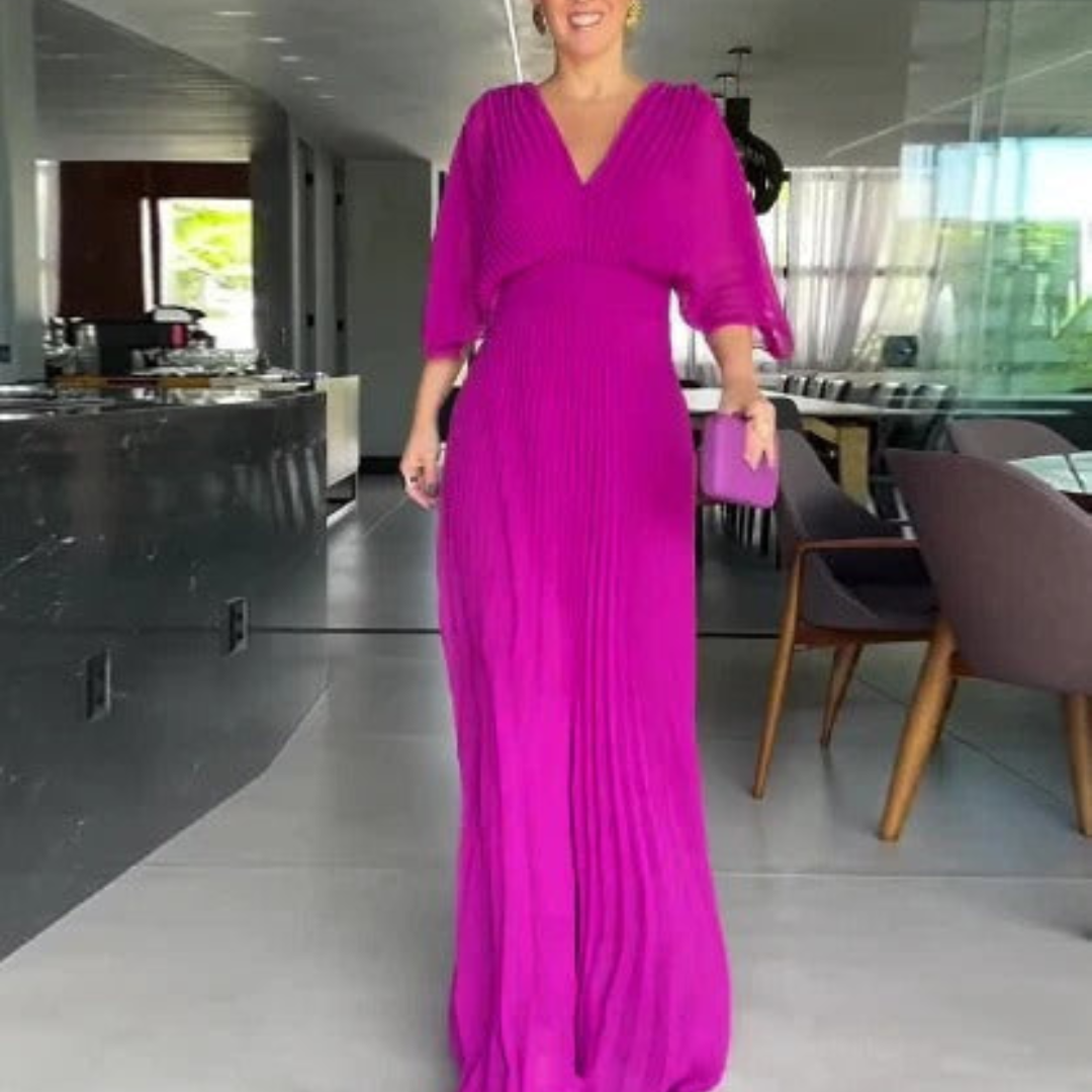 Vera | Plisseeritud kleit elegantsiga