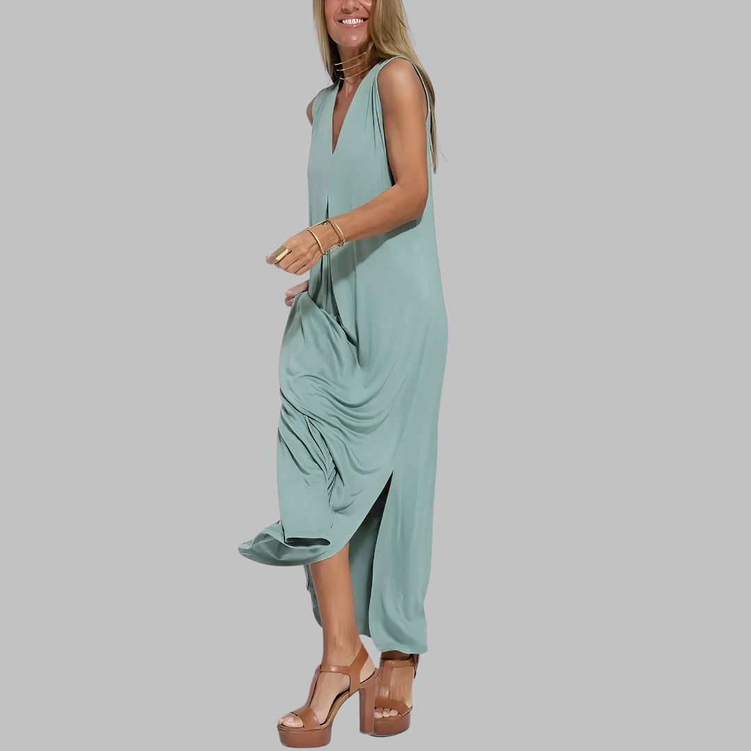Jana | Elegantsed maxi kleit + sobiv kampsun KINGITUSENA