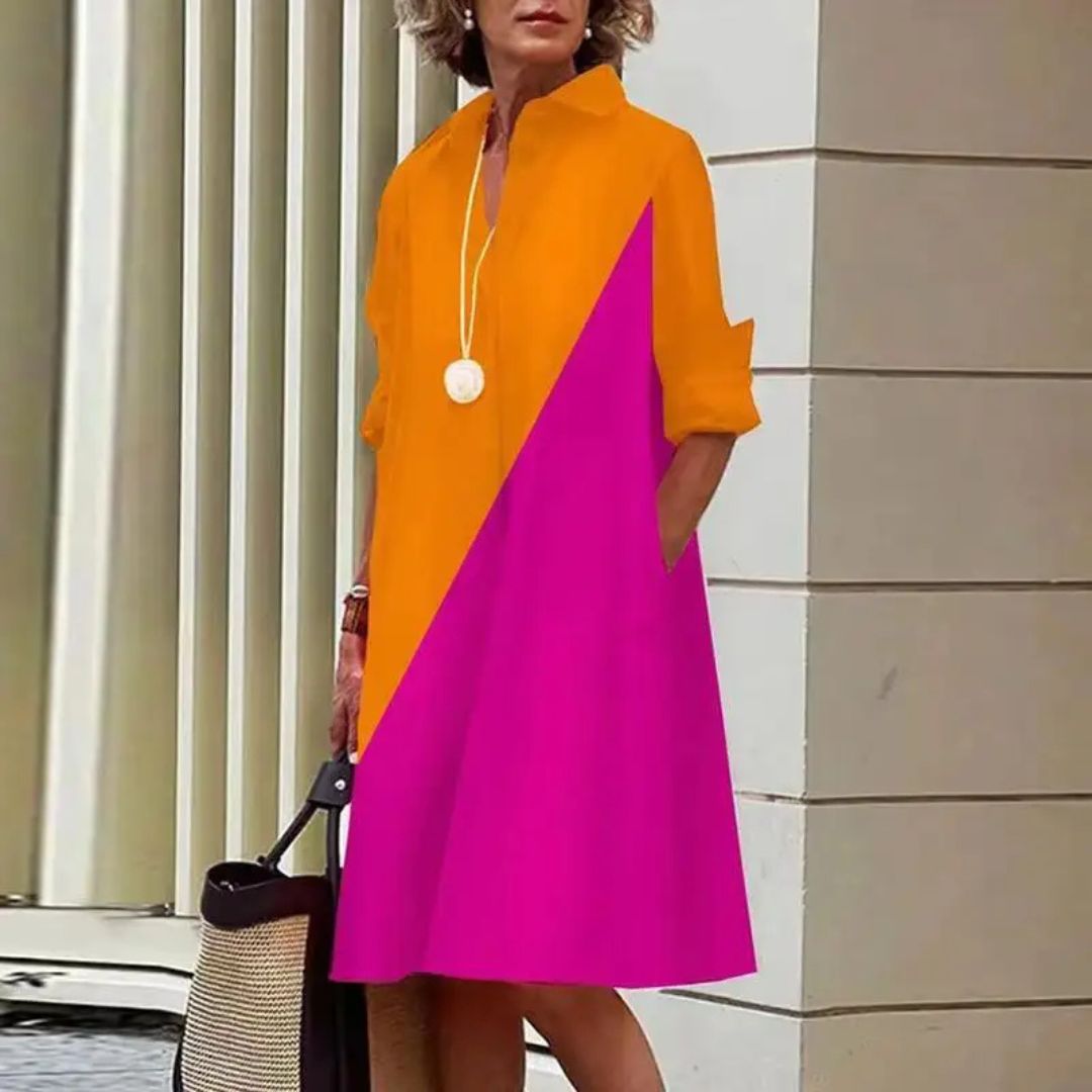Evelína | Elegantsed polo kleit premium puuvillast
