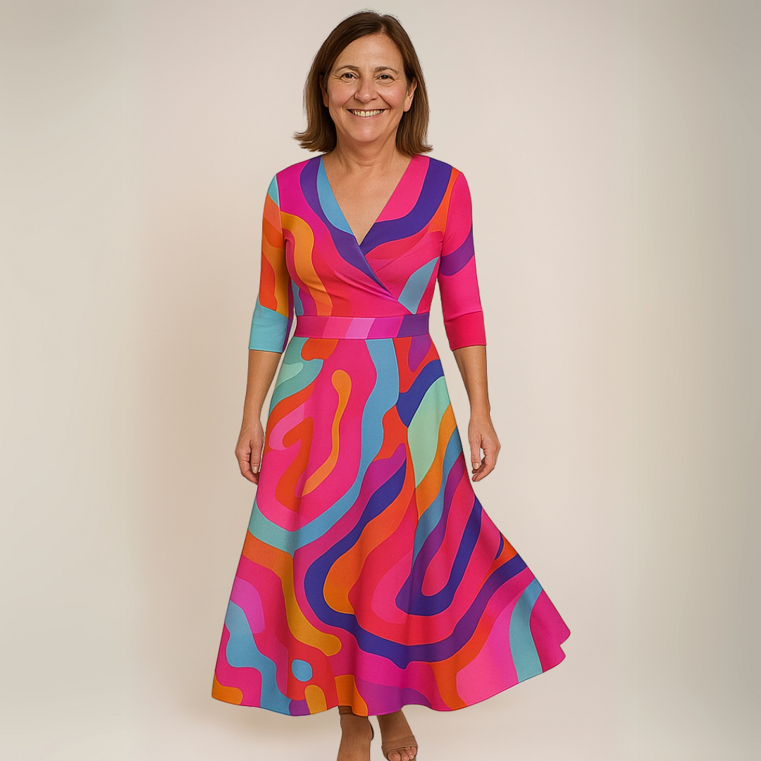 Nancy | Prantsuse lilleline maxi kleit