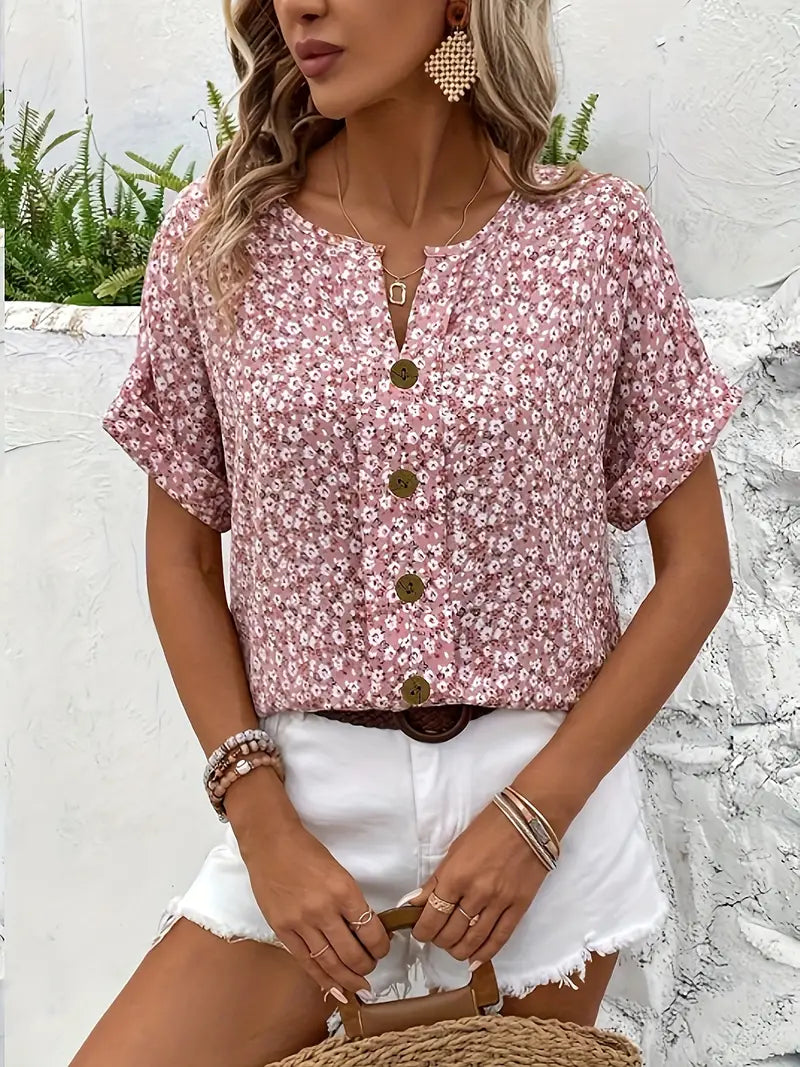 Verna | Elegantne pluus lillemustriga