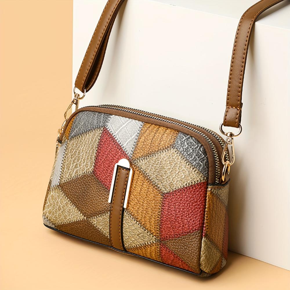 Luna | Mini õlakott patchwork stiilis