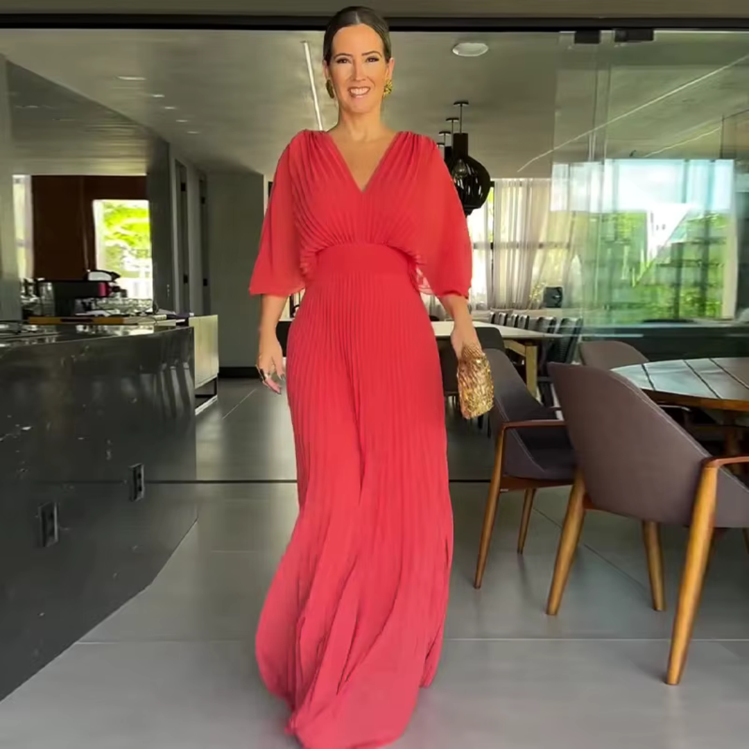 Vera | Plisseeritud kleit elegantsiga