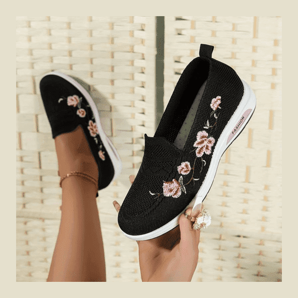 Lily™ – Mugavad ortopeedilised slip-on kingad elegantsete lilledega