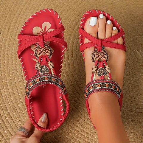 Katherine - Boho lame sandaalid