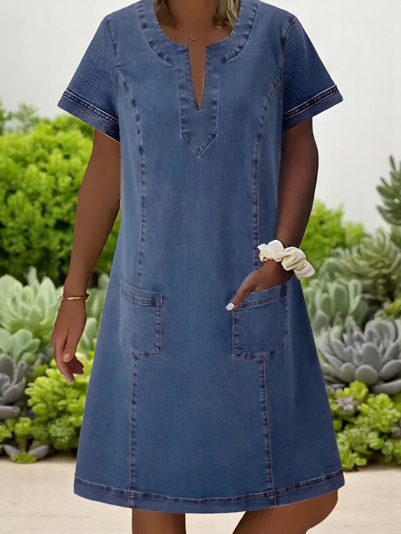 Julia | Pehme Denim Kleidiga Eestaskudega