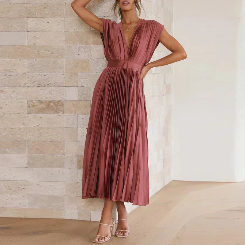 Ženeva | Elegantne klosterdatud maxi kleit