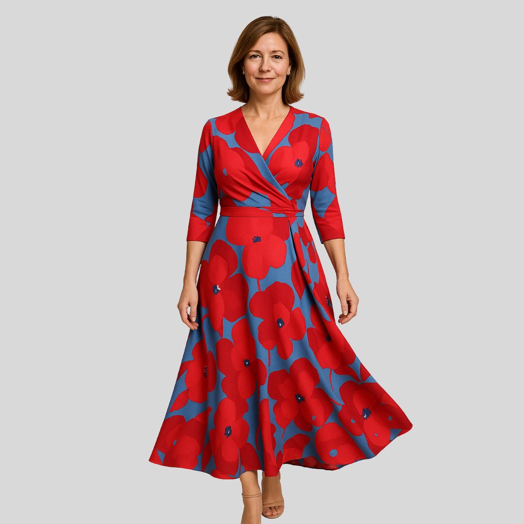 Nancy | Prantsuse lilleline maxi kleit