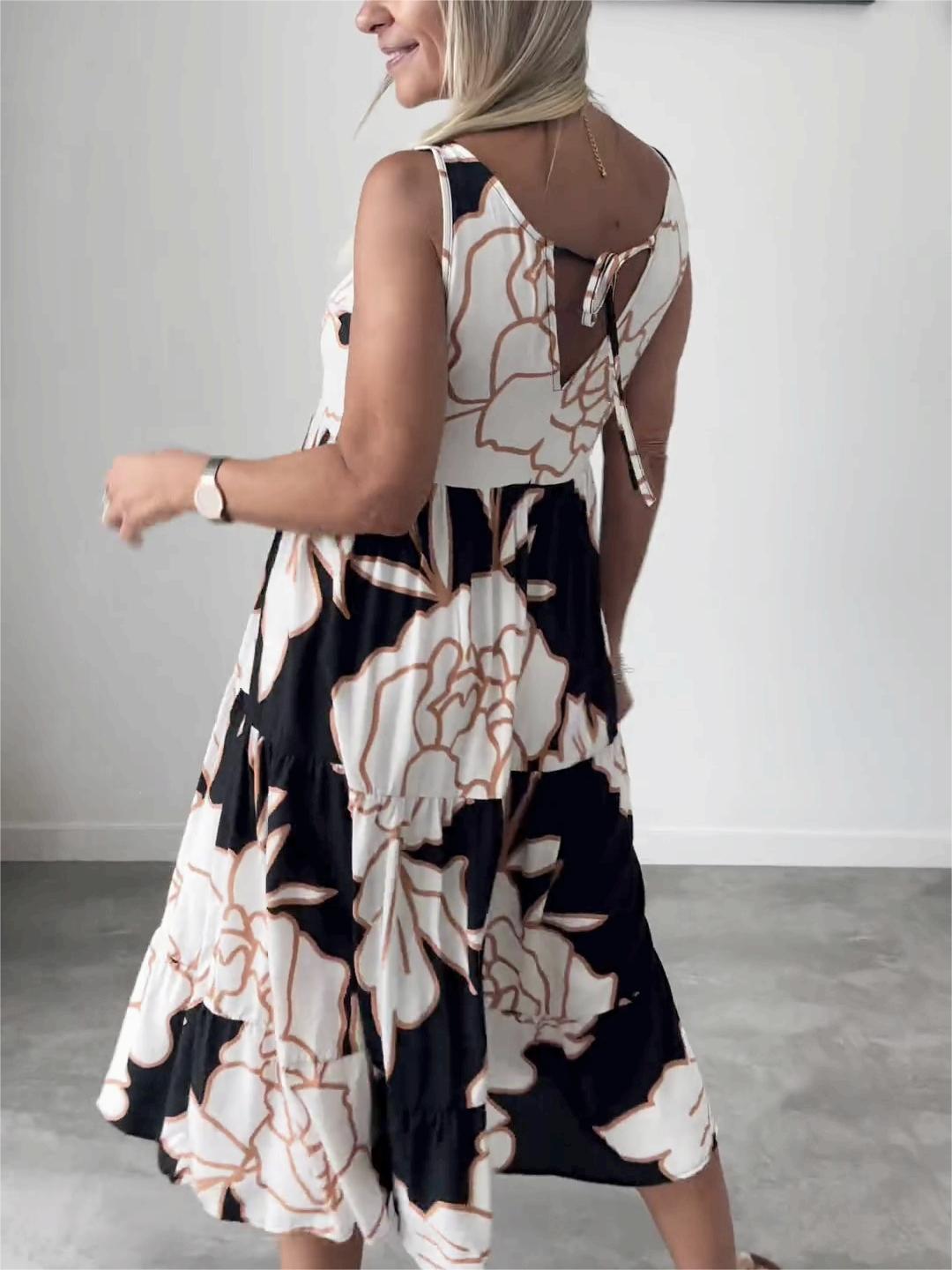 Gwendolyn | Elegantsed ilma varrukateta maxi kleit
