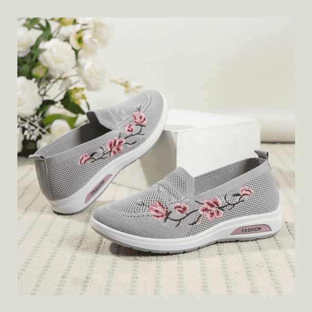 Lily™ – Mugavad ortopeedilised slip-on kingad elegantsete lilledega